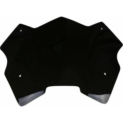 ZXMT Windshield Windscreen Windproof Smoke Double Bubble For TMAX 530 2017 2018 Tinted T-MAX 17 18 TMAX530 Black