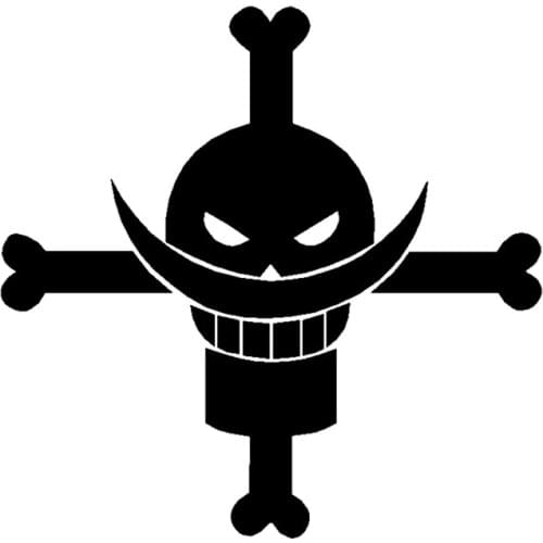 14CM*14CM Fashion Personality Pirate Cross Car Sticker Pvc Creative Fuel Tank Cover Laptop Tablet Decal Customizable Colors