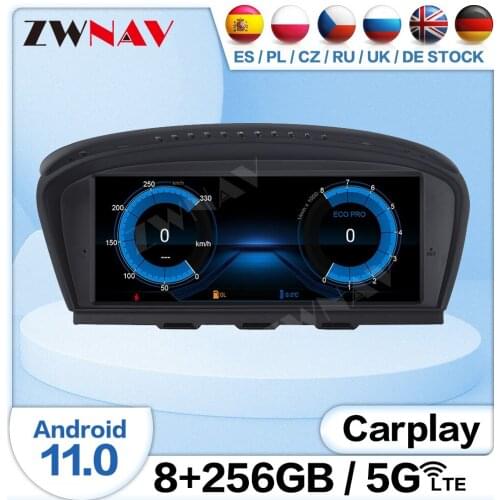 8+256G Carplay Android Player For BMW 5 Series E60 2005 2006 2007 2008 2009 2010 GPS Radio Receiver Auto Audio Stereo Head Unit
