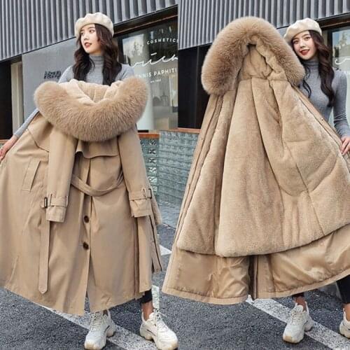 Ang fou Women's Parkas With Fur
