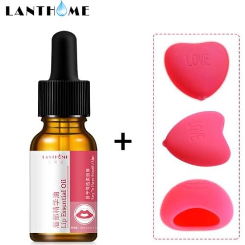 Anti Aging Lip Oil Moisturizer Big Full Lip Plumper Enlarger Lip Enhancer Bigger Therapy Repair Dry Chapped Cracked Lip Care