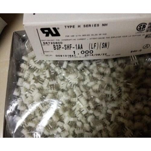 B3P-SHF-1AA(LF)(SN) CONN HEADER VERT 3POS NH Connectors terminals housings 100% new and Original parts B3P-SHF-1AA