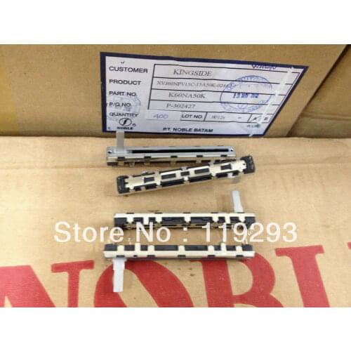 [BELLA]NOBLE Japanese aristocracy mixer fader Single potentiometer K60N A50K 7.5 cm--10PCS/LOT