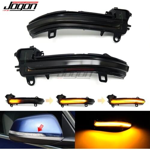 For BMW X1 F48 16-21 1 2 Series F52 F45 F46 X2 F39 LED Dynamic Turn Signal Blinker Sequential Side Mirror Indicator Light Lamp