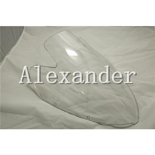 HotSale For Kawasaki NINJA 650 ER6F EX650R 2006 2007 2008 white Windshield WindScreen Double Bubble ER-6F EX 650R ER 06 07 08