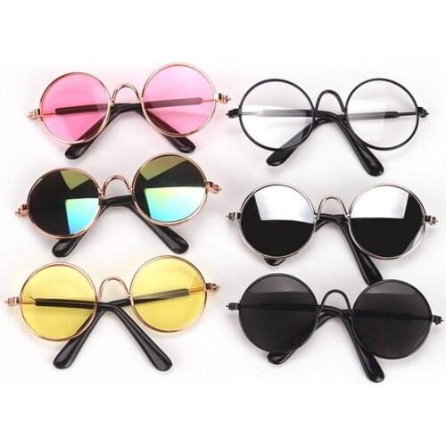 Doll Toy Cool Sunglasses For 18 Inches Dolls Glasses Handcrafted Photo Sunglasses Pet Doll Pet Prop Dolls Dress Up