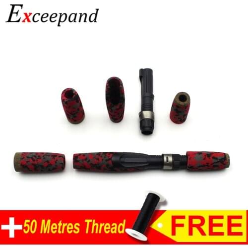 Exceepand CAMO Spinning Rod Handle with Reel Seat Split Fishing Rod Building Grips