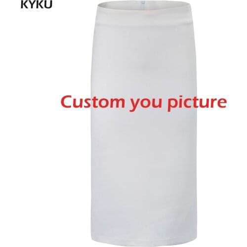KYKU Customize Skirts Women DIY Your Photo Skirt 3d Custom Hip Hop Womens clothing Off Summer New 2019