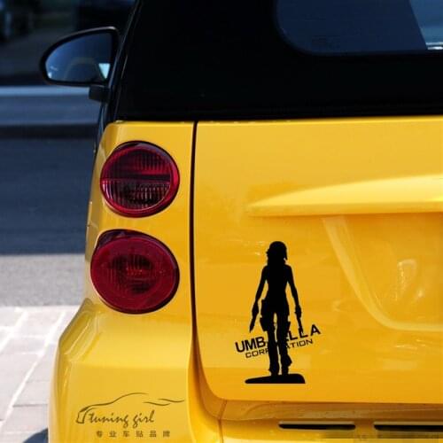 Car Stickers Umbrella Corporation Alice Girl Beauty Creative Decoration Decals Trunk Auto Tuning Styling Vinyls D15
