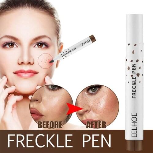 Natural Lifelike Freckle Pen Soft Brown Freckle Pencil Makeup Dot Spot Pen Create the Most Effortless Sunkissed Look Cosmetics