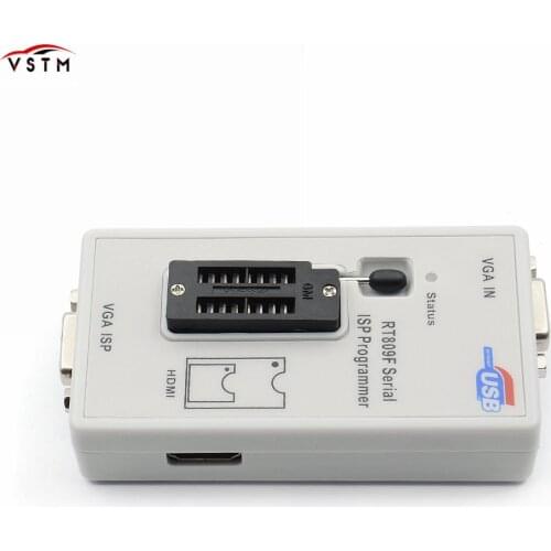 100% Original RT809F LCD ISP programmer with 11 Items +SOP8 Test Clip+1.8V Adapter+TSSOP8/SSOP8 Adapter Free shipping