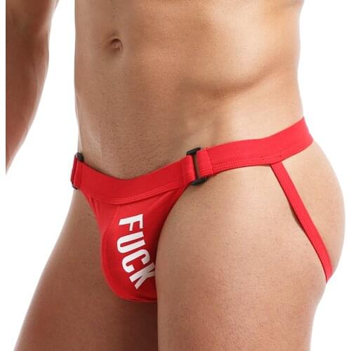 Sexy Gay Men Underwear Jockstrap Briefs Cueca Male Panties G String Thongs Men G-Strings Gay Penis Pouch Men Underpants