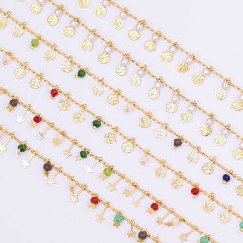 WHSOK 1M/Lot Jewelry Accessories/Necklace & Bracelet Parts/Hand Made/Multi Colors/DIY/Jewelry Findings Components/Copper Chains