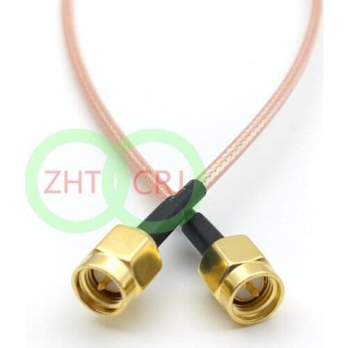 100pcs Cable RG316 SMA male plug TO SMA male plug RF Pigtail Coax Jumper