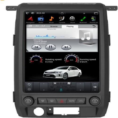 12.1 Inch IPS Android Radio Car GPS Navigation DVD Player for Ford F150 2009-2014 supports Auto Radio 2G+64G Multimedia Headunit
