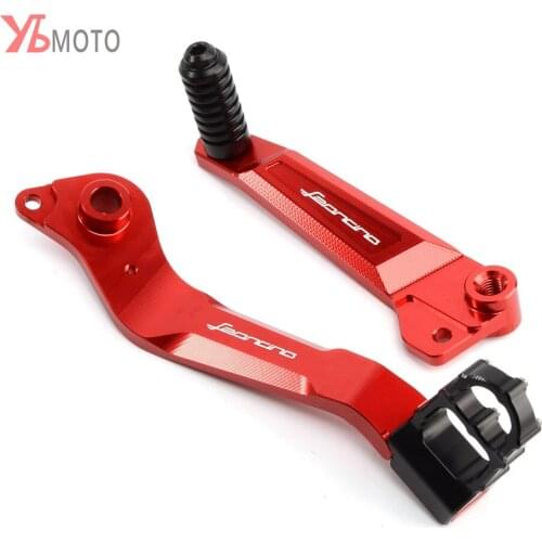 2018 New Design Motorcycle Foot Brake Lever & Gear Shifting Lever Pair CNC Aluminum Pedal for Benelli leoncino 500 leoncino500