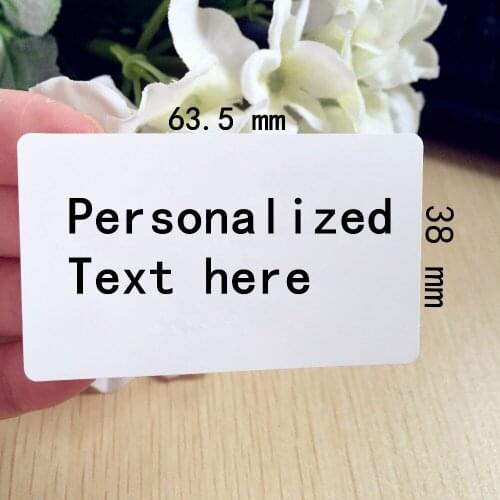 60 pcs 2.5inches*1.5 inches lagrge Personalized Return Address Label Customised Wedding Invitation Thank You label stickers