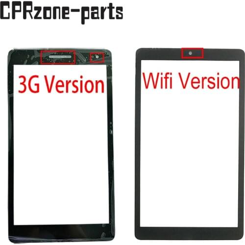 7.0" Black For Huawei Mediapad T3 7.0 3G or Wifi BG2-W09 BG2-U01 BG2-U03 front outer touch glass sensor lens Panel
