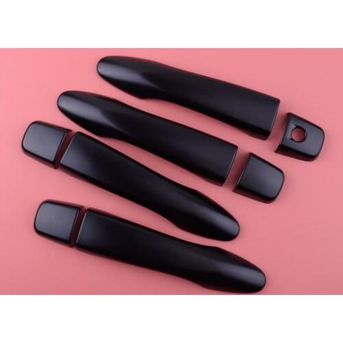 8Pcs/Set Car Door Handle Cover Trim With Key Hole Styling Fit For Nissan Pathfinder SUV 2020 2019 2018 2017 2016 2015 2014 2013