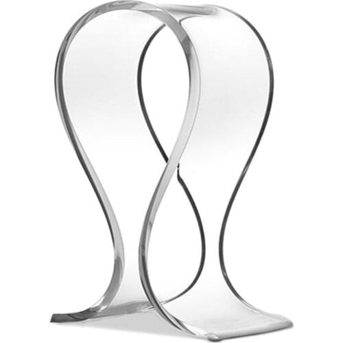 Acrylic Translucent Headphone Display Stand Durable High Quality Headphone Rack Stand Without Headphone