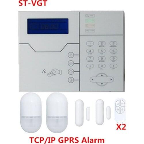 DIY Alarm French Voice Wireless TCP IP Alarm System GSM Home Alarm System Burglar Security Smart Alarm With Ethernet PC Control
