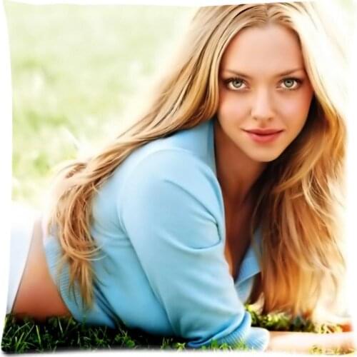 Decorative Cushion Covers DIY Amanda Seyfried Pillow Case Cover Creative Pillowcase For Sofa Chair Bed Home Decor