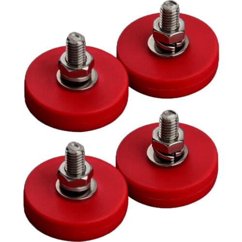 6pcs Disc Magnet Neodymium N52 Magnet Strong Led Fixing Base Double Side Door and Window fixed Suction Cup with Plastic Coated