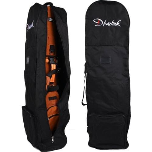 Golf Travel Bag Aviation with Wheels Large Capacity Club Cover Foldable Lightweight Nylon Airplane Travelling Ball Bags New