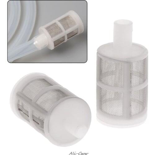 Fish Tank Filter Mesh Water Pump Hose Net Clean Screen Pumps Aquarium Supplies 7/10mm Stainless Steel Plastic Garden