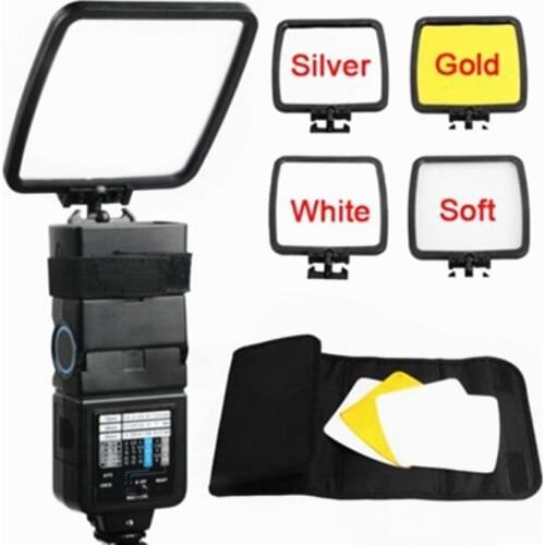 Flash Reflector Diffuser Kit For Canon 600EX 580EX 580EX II 430EX 430EX II 420EX