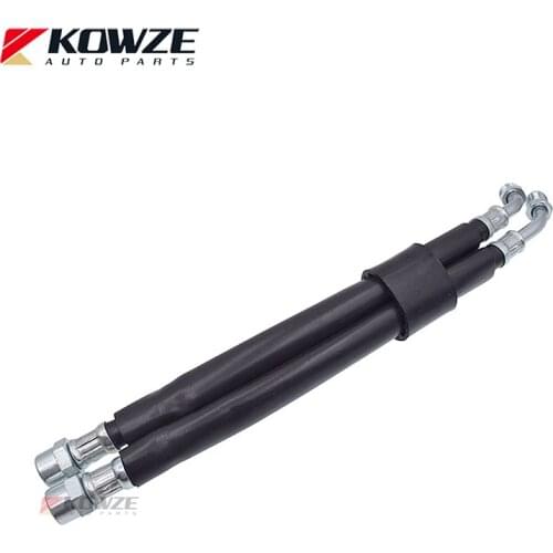 KOWZE 4D56 Engine Oil Cooler Feed Return Hose Kit MR127900 fit for Mitsubishi Montero Pajero Sport 1998-2009 L200 1996-2007 2.5