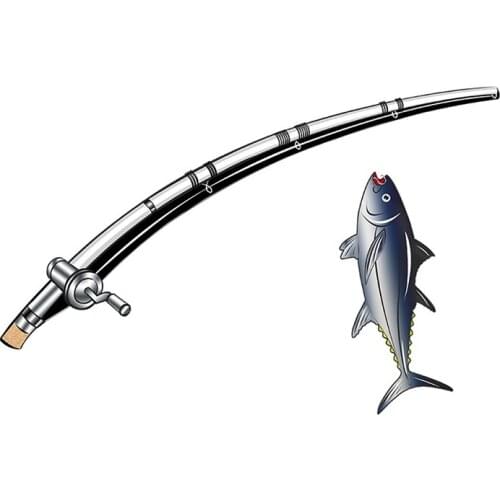 Rear Vehicle Car Window Animated Moving Waving Wiper Blade Tag Decal Sticker & Hand - Funny fishing car decoration