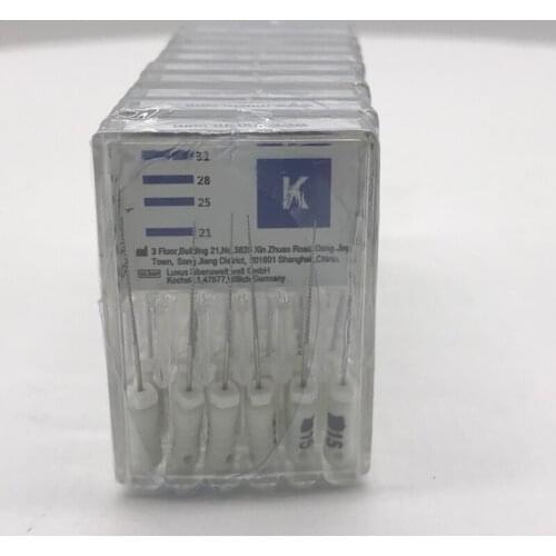 Stainless Steel K File Dental File Endodontic File 25mm