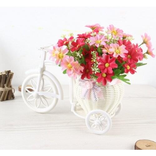 New Hot Flower Car Simulation Flower Bonsai Rattan Flower Car Simulation Flower Decoration Home Decotion Accessories Modern