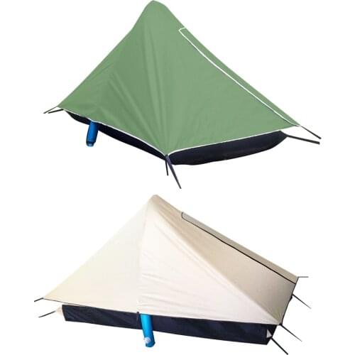 1-2 Person Single Tents Camping Waterproof Inflate Tent Hiking Sun Shelter