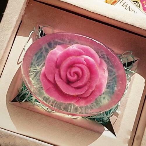 PRZY Peony, Hibiscus Mold Silicone Flower Molds Rose, Cherry Blossom Mold Soap Molds Handmade Soap Mould