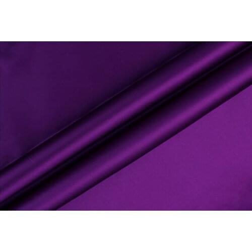 Howmay pure silk fabric stretch satin charmeuse 19m/m 108cm 42" violet 02# for dress womens clothes shirt
