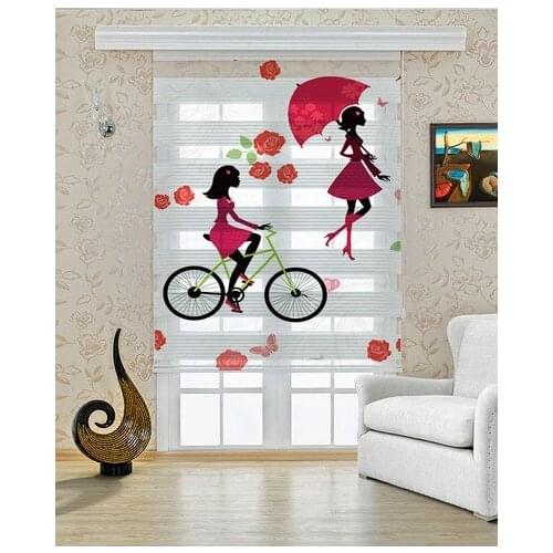 SIRMAK digital printed organic dye roller blinds