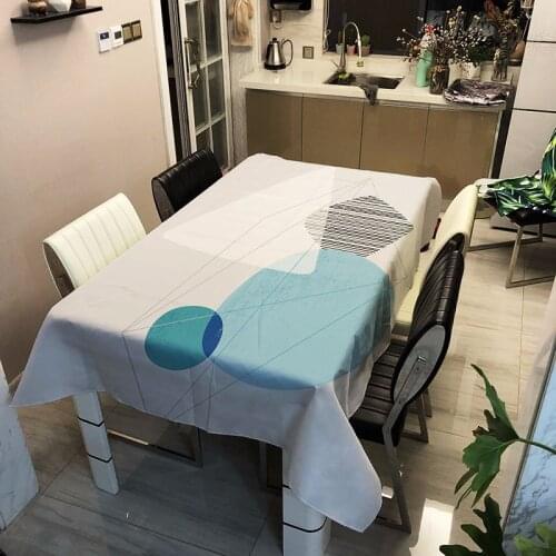 Tablecloth Pattern Ornamental Egg Shape Design Colorful Nappe Ronde Mantel Mesa Rectangular Tischdecke Wedding Decoration Tapete