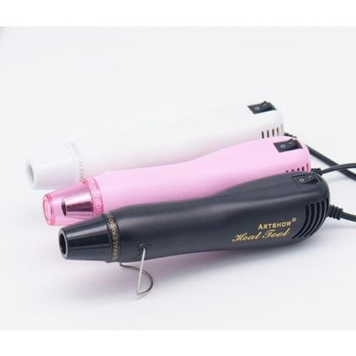 High Quality DIY Using Heat Gun Hot Air Electric Tool with Shrink Plastic Surface for Heating DIY Accessories