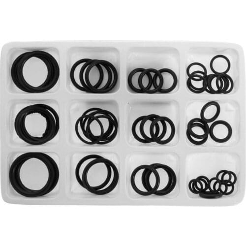 50Pcs Kit caoutchouc O-Ring Tailles pour Discussion Plomberie Tap Seal Sink Seal