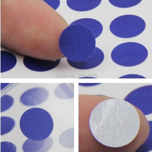 Stock wholesales blank blue round pvc stickers/waterproof stickers/sealing stickers/gift packing label/custom tag 1500 pcs a lot