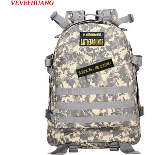 VEVEFHUANG Playerunknowns Battlegrounds PUBG Winner Chicken Dinner Instructor Multi-functional Backpack Cosplay Backpack