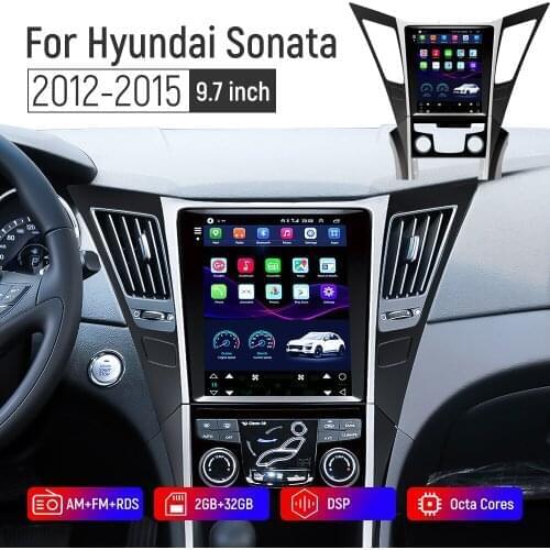 Video Player For Hyundai Sonata 2013 2014 Car Radio Multimedia 9.7 inch Auto Player Navigation GPS Carplay Android 10