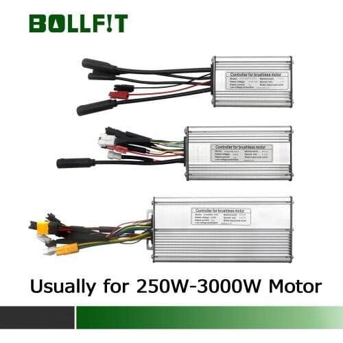 Ebike Controller 36V 48V 25A 35A 9 Mosfets Light Function Whole Water Proof Plug KT Kunteng 500W 1000W Motor Electric Bicycle