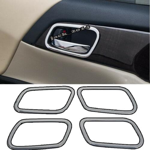 Interior Door Handle Bowl Cover Trim 4pcs For Honda Accord 9th 2014 2015 2016 2017