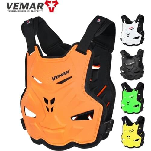 VEMAR Motorcycle Body Armor Motorcycle Jacket Motocross Moto Vest Back Chest Protector Off-Road Dirt Bike Protective Gear