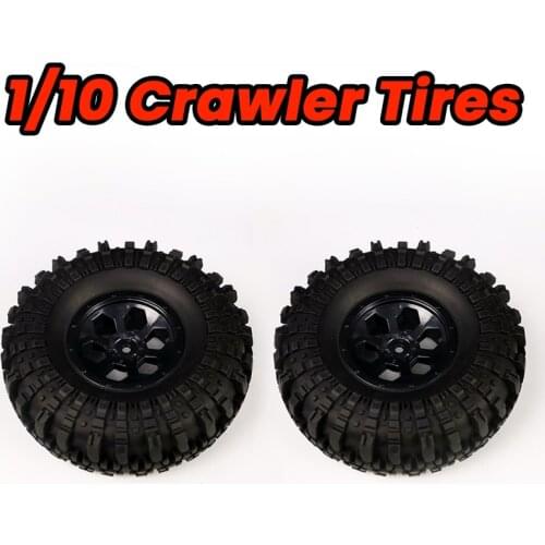 1/10 RGT 86100 RC Remote Control Model Car Original Parts Climbing Crawler Tire Tires Wheel R86034 12mm Adapter 115mm*55mm