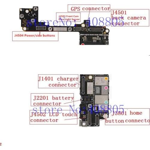 20sets/lot for iphone 7 4.7 full FPC connoctors , front, back carmera ,power charging, lcd/touch home button/touch id GPS socket