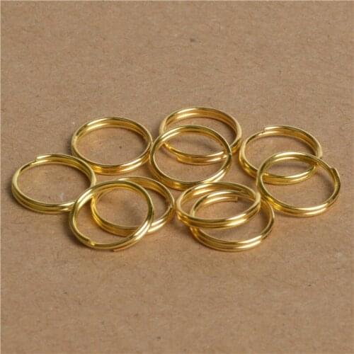 200pcs 4/5/6/8/10mm Jewelry Making Findings Double Open Jump Rings & Split Rings DIY Handmade Jewelry Accessories Connector